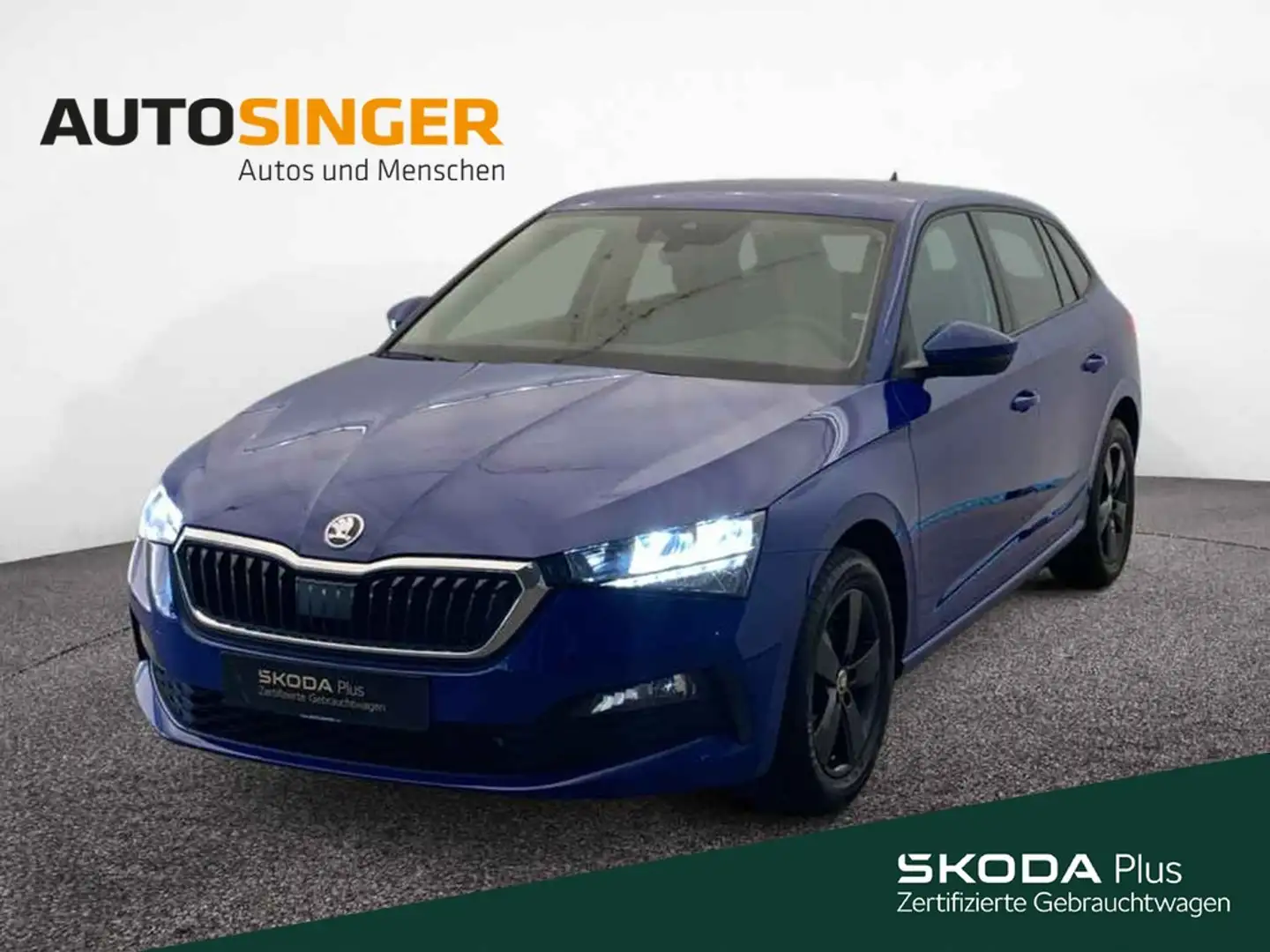 Skoda Scala Cool Plus 1.0 TSI DSG *AHK*LED*PDC*SHZ*DAB Blau - 1