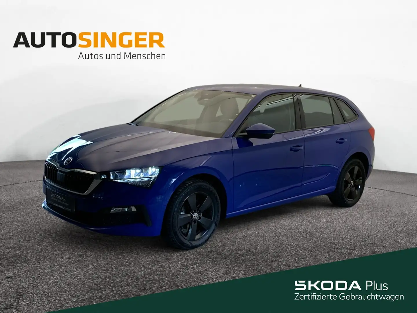 Skoda Scala Cool Plus 1.0 TSI DSG *AHK*LED*PDC*SHZ*DAB Blau - 1