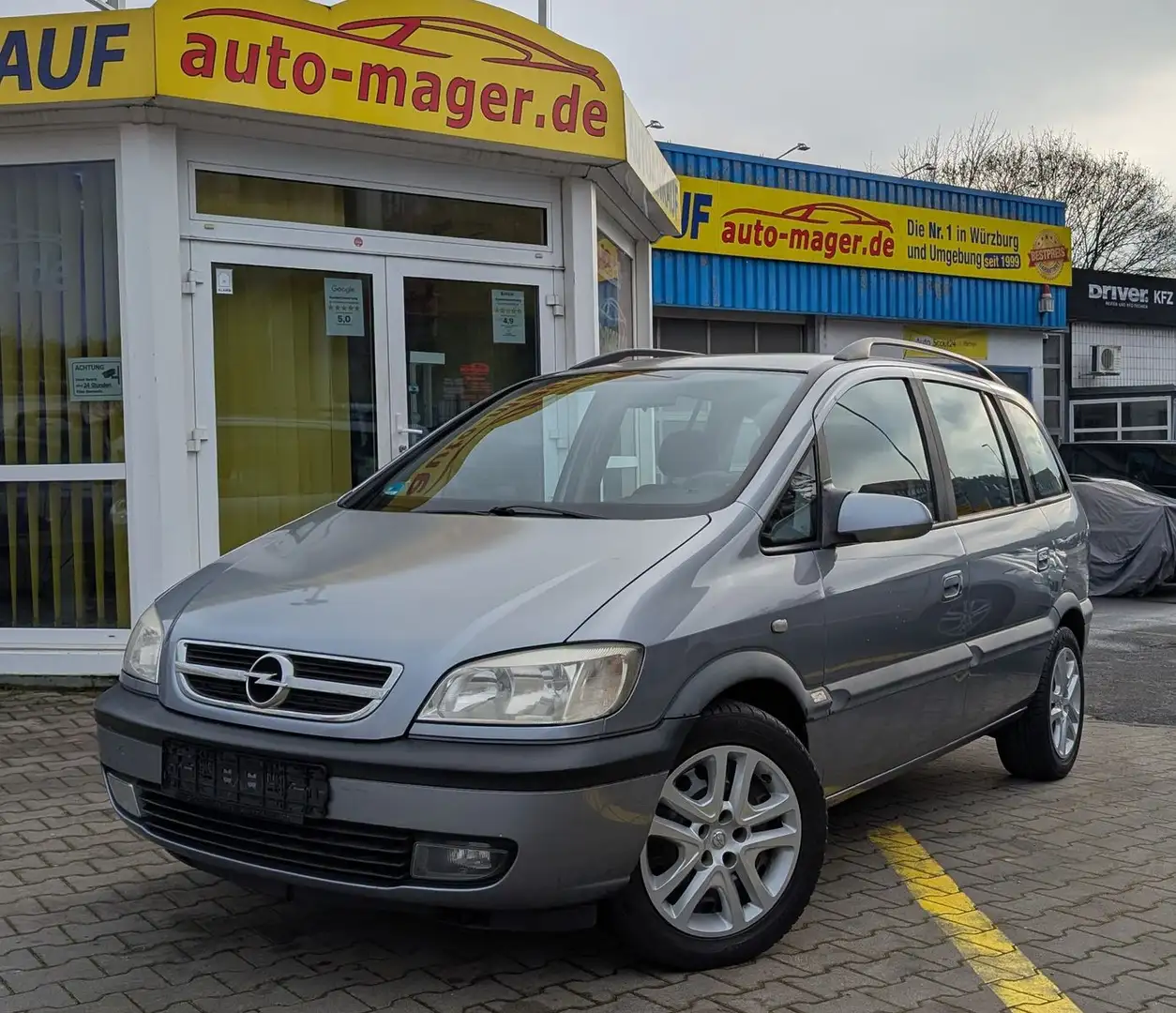 Opel Zafira A 1.8 Elegance*7SI*Temp*PDC*Klima*OhneTüv Silber - 1