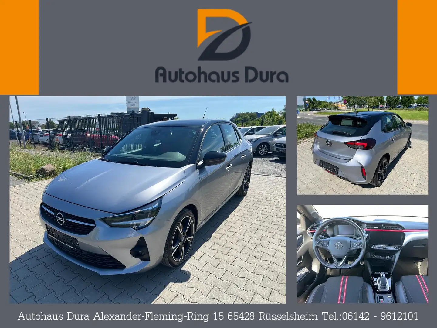 Opel Corsa 1.2 Turbo GS Line Aut. Navi+Pano+Led Gris - 1