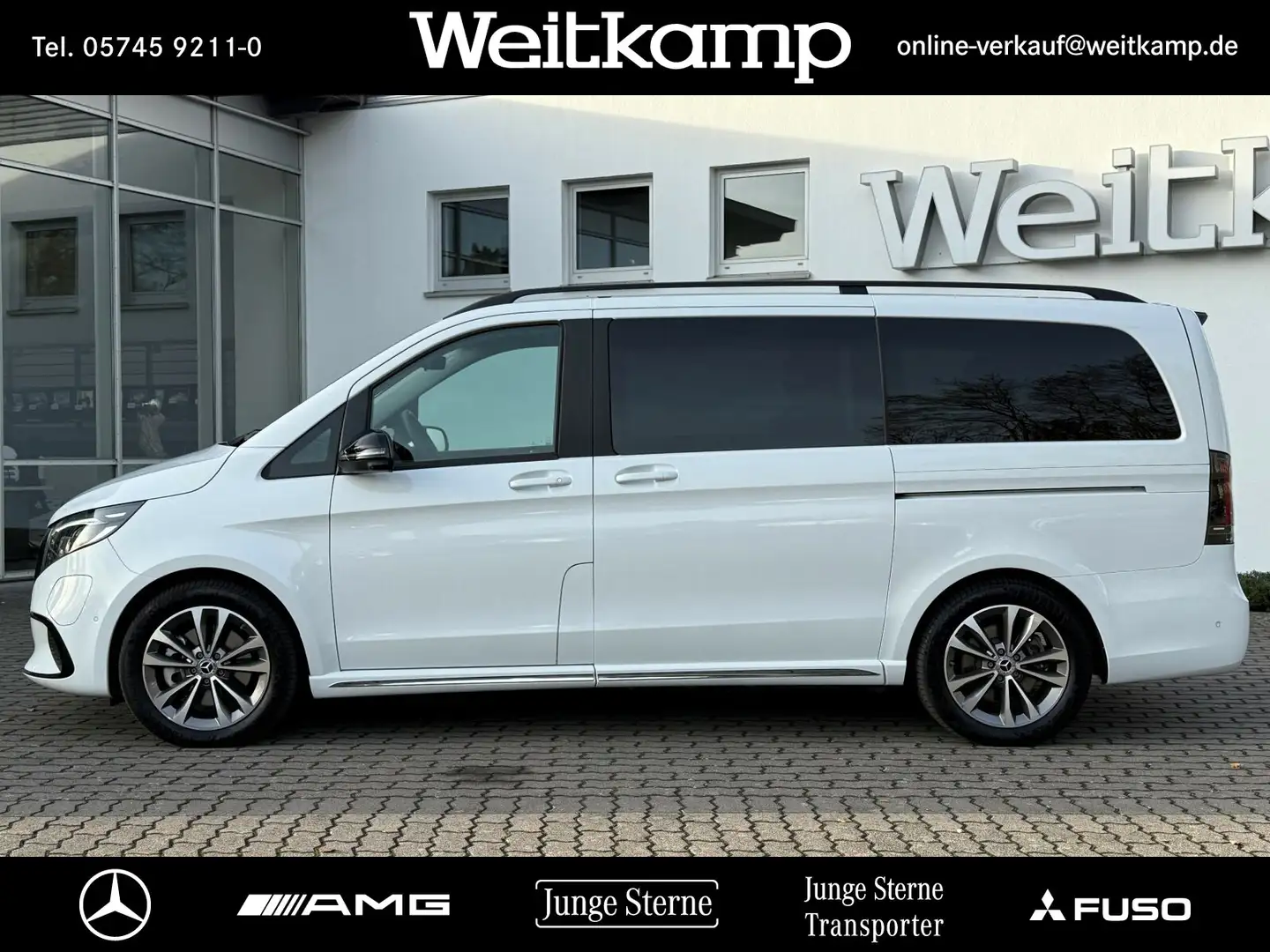 Mercedes-Benz EQV 300 EQV 300 Lang AIRMATIC+PANO+360°+BURM.+UVM. Navi Weiß - 2
