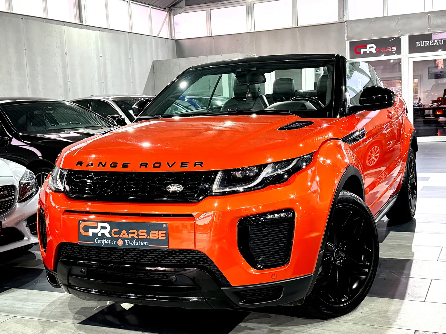 Land Rover Range Rover Evoque 2.0 TD4 4WD HSE Dynamic Black Edition Etat Neuf Orange - 1