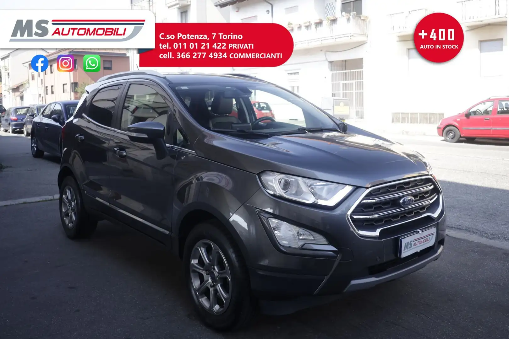 Ford EcoSport Ford EcoSport 1.0 EcoBoost 125 CV Automatico ST-L Grigio - 1