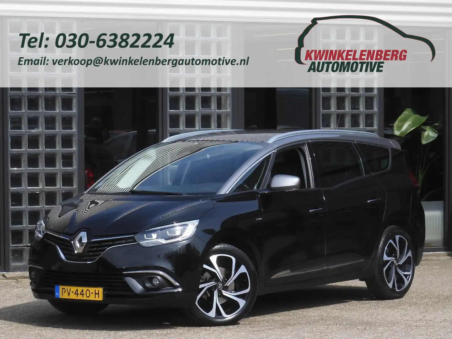 Renault Grand Scenic 1.2TCe BOSE/ 7-PEROONS/ LEER/ CAMERA/ ELEKT. STOEL Zwart - 1