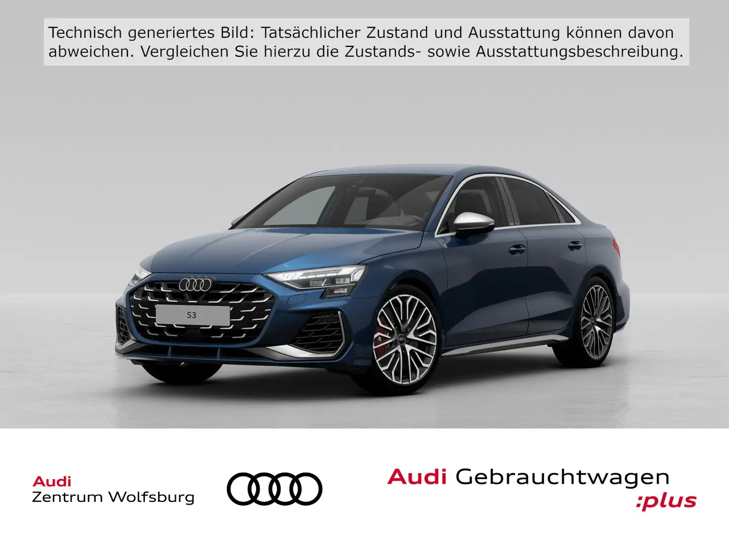 Audi S3 2.0 TFSI quattro S tronic Matrix Bleu - 1