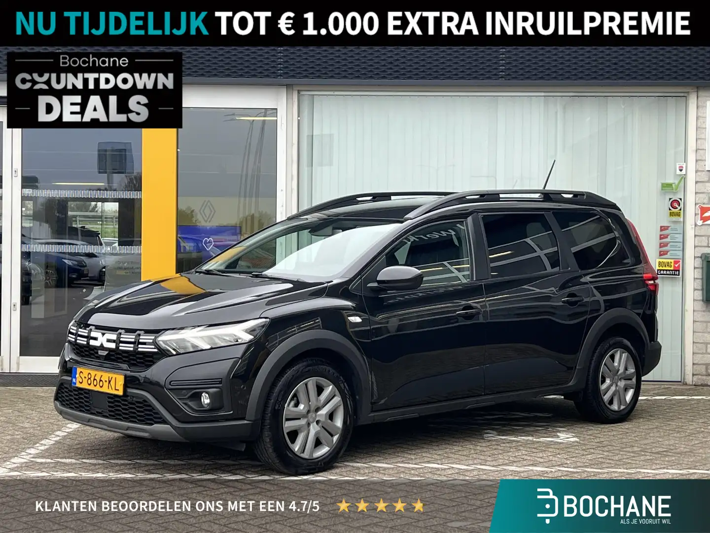 Dacia Jogger 1.0 TCe 110 Expression 7p. | 7-Persoons | Navigati Zwart - 1