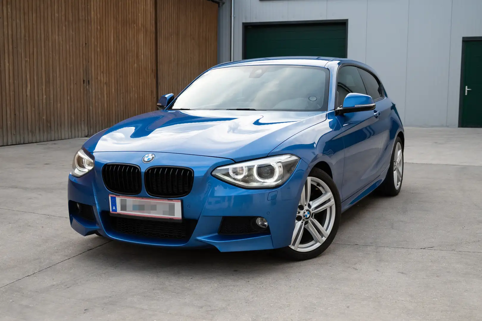 BMW 120 120d Österreich-Paket Aut. Blau - 2