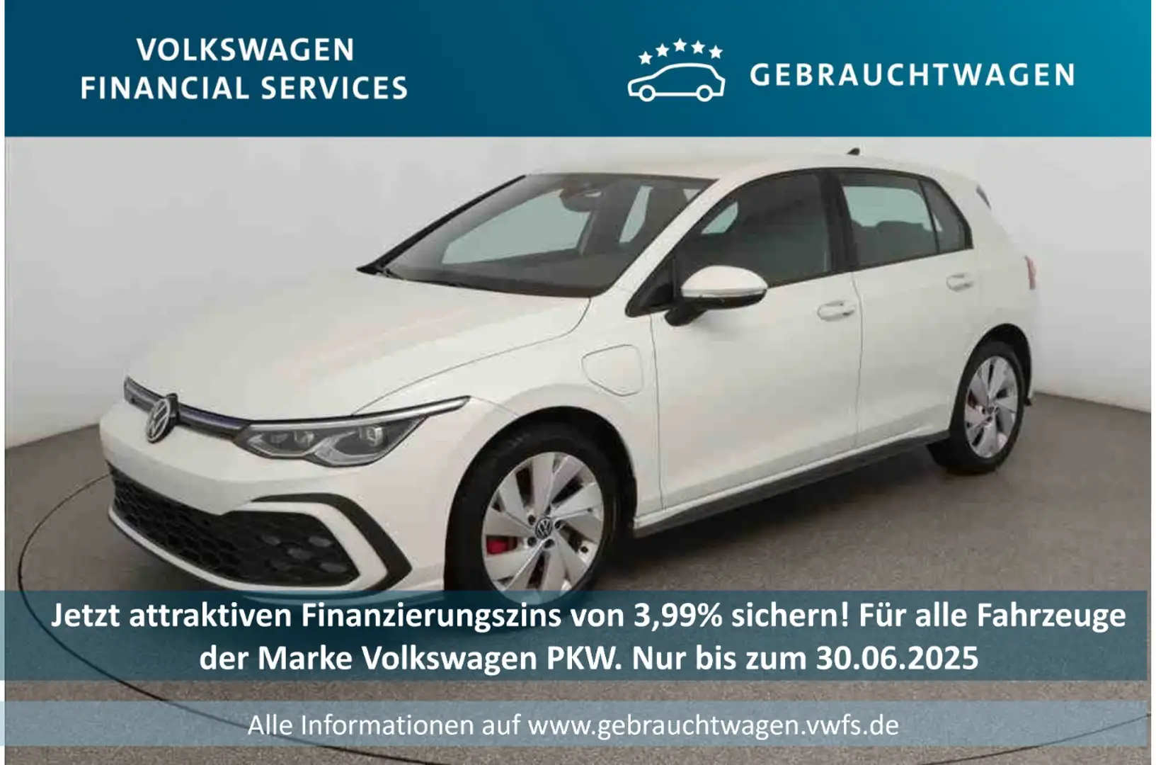 Volkswagen Golf GTE GTE 1.4 TSI Hybrid DSG PDC*Tempo*Klima*SH Weiß - 1