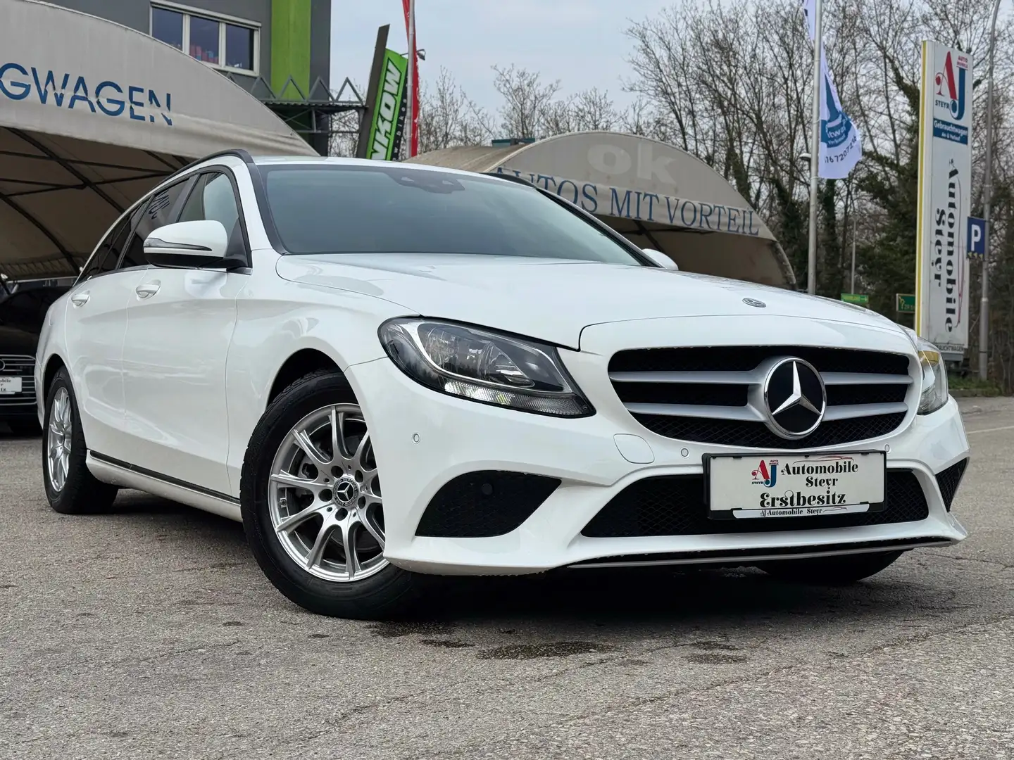 Mercedes-Benz C 220 d T Kombi 9G-TRONIC+Navi+Apple CarPlay+Kamera+AHK Weiß - 1