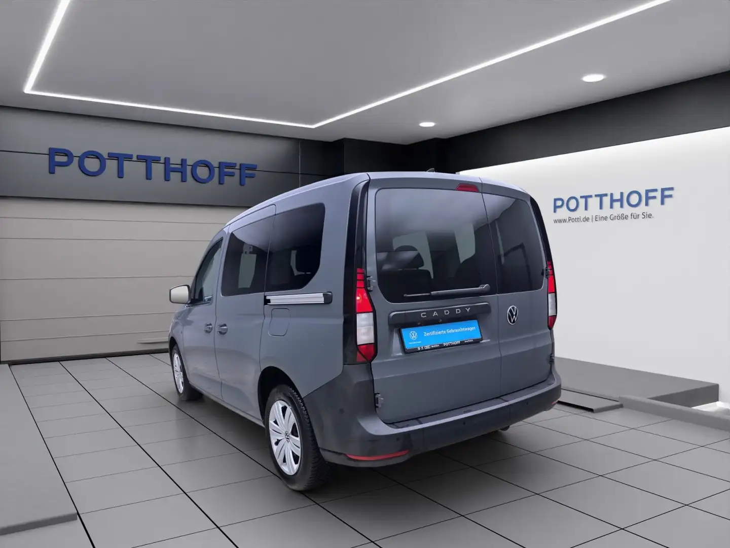 Volkswagen Caddy 1.5 TSI DSG KOMBI KR PDC KLIMA ACC AHK Grau - 2