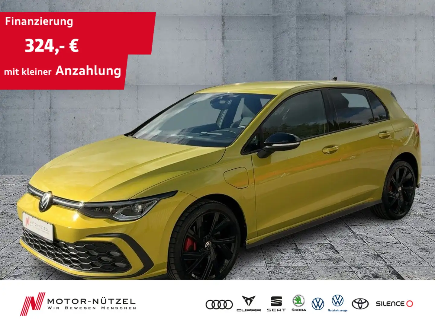 Volkswagen Golf GTE VIII GTE DSG BLACK STYLE MATRIX+NAV+AHK+HuD Gelb - 1