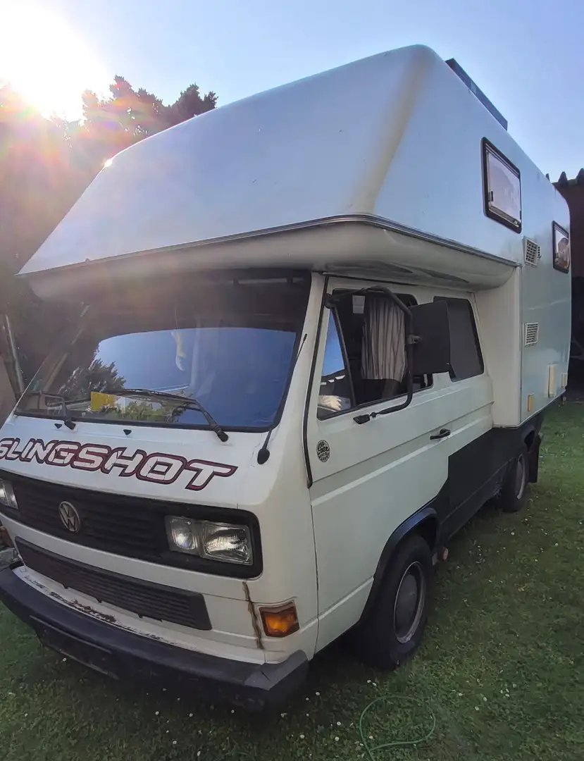 Volkswagen T3 Doka Camping Aufbau Alkoven Weiß - 2