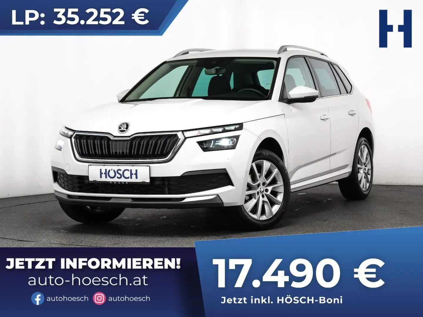 Skoda Kamiq TSI Style VIRTUAL KAMERA AMUNDSEN Weiß - 1