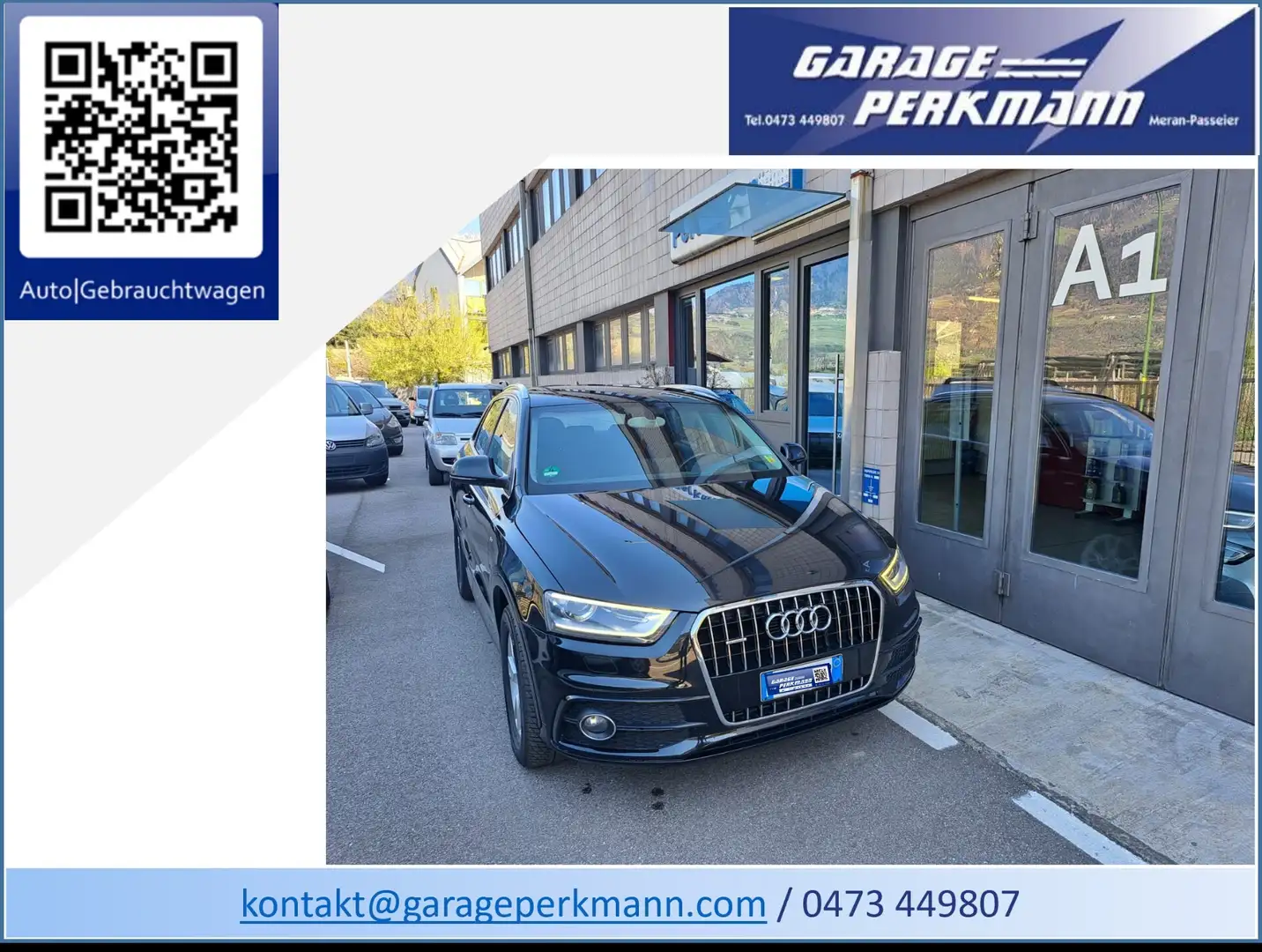 Audi Q3 2.0 TDI 177 CV quattro S tronic S Line Quattro Noir - 1