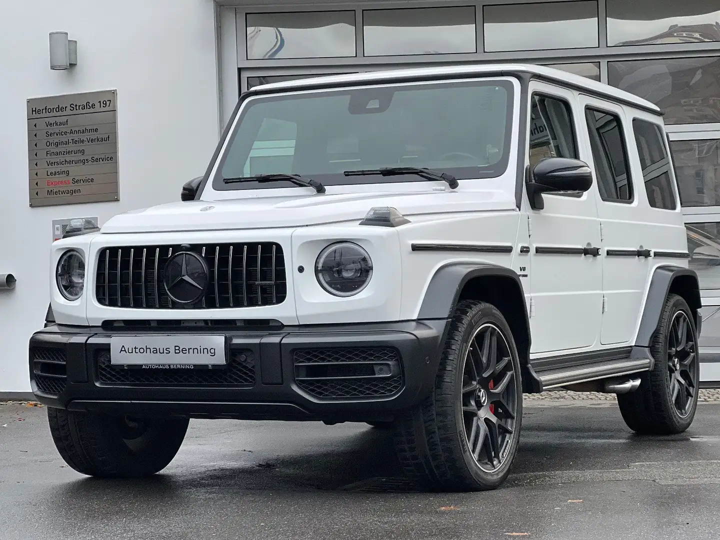 Mercedes-Benz G 63 AMG G63 AMG MAGNO NIGHT-PAKET S-DACH BURMESTER TV Blanc - 2