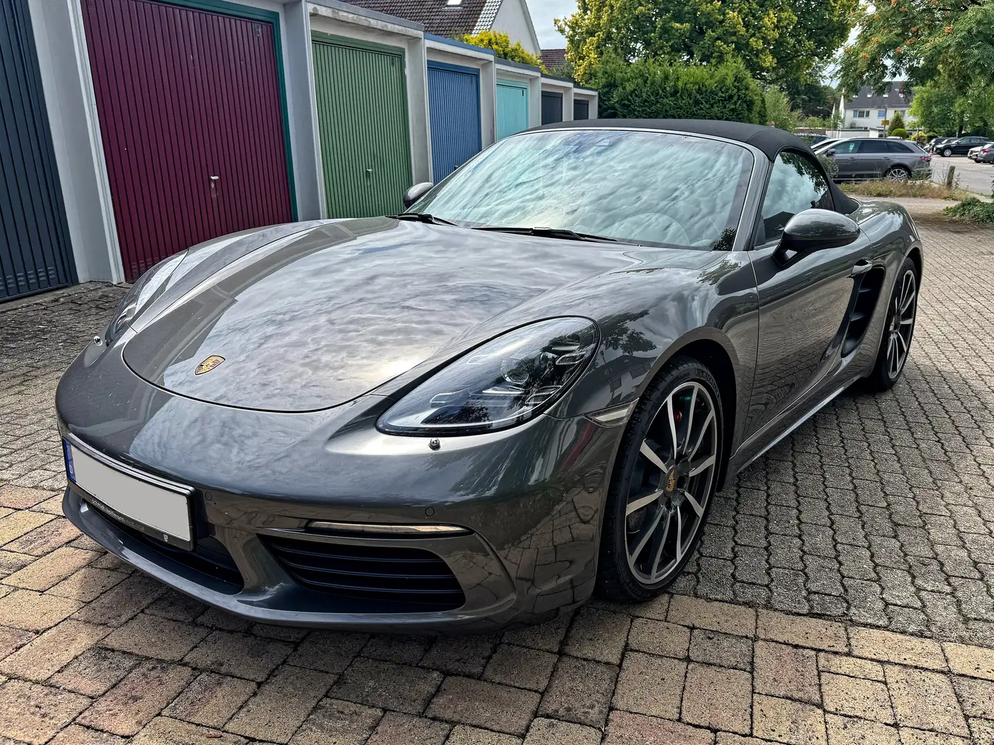Porsche 718 Boxster 718S/LED/14-Sitz/BOSE/Vollleder/ACC Grau - 2