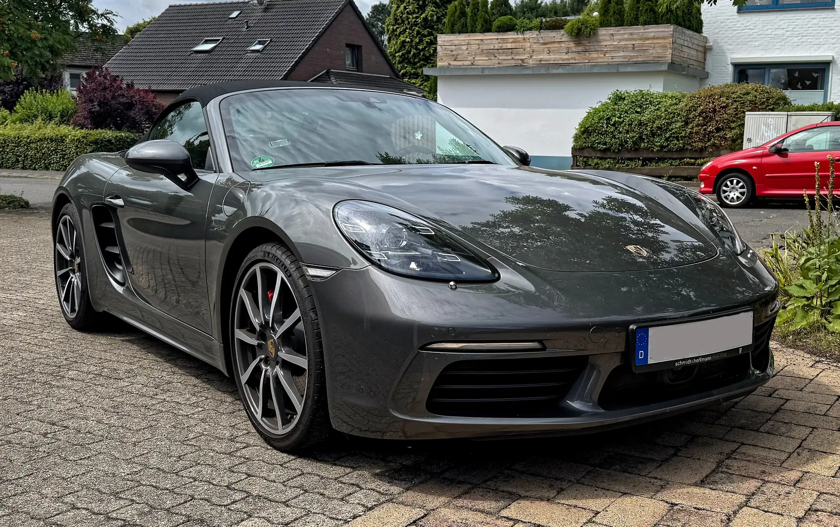 Porsche 718 Boxster 718S/LED/14-Sitz/BOSE/Vollleder/ACC Grau - 1