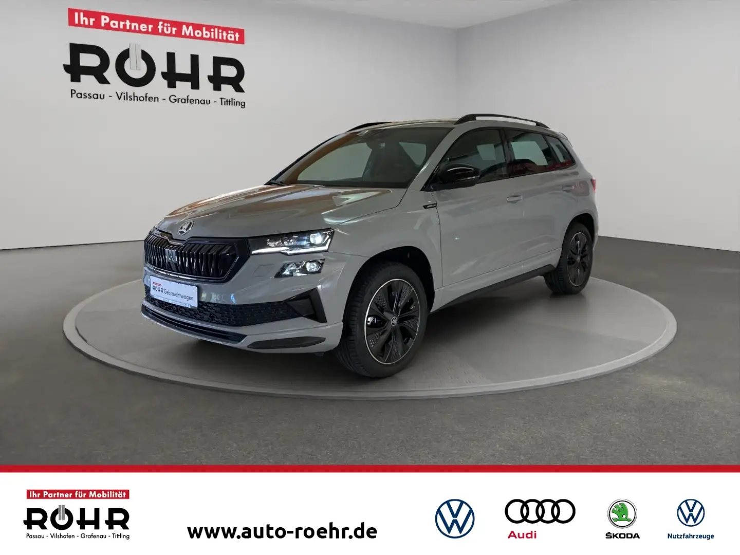 Skoda Karoq Sportline 2.0 TSI DSG 4x4 (Garantie 06/2030.Kamera Grau - 1