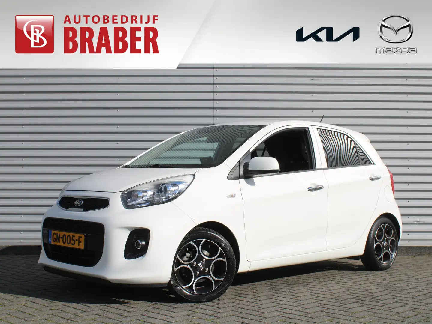 Kia Picanto 1.0 CVVT First Edition | Trekhaak | Camera | Parke Wit - 1