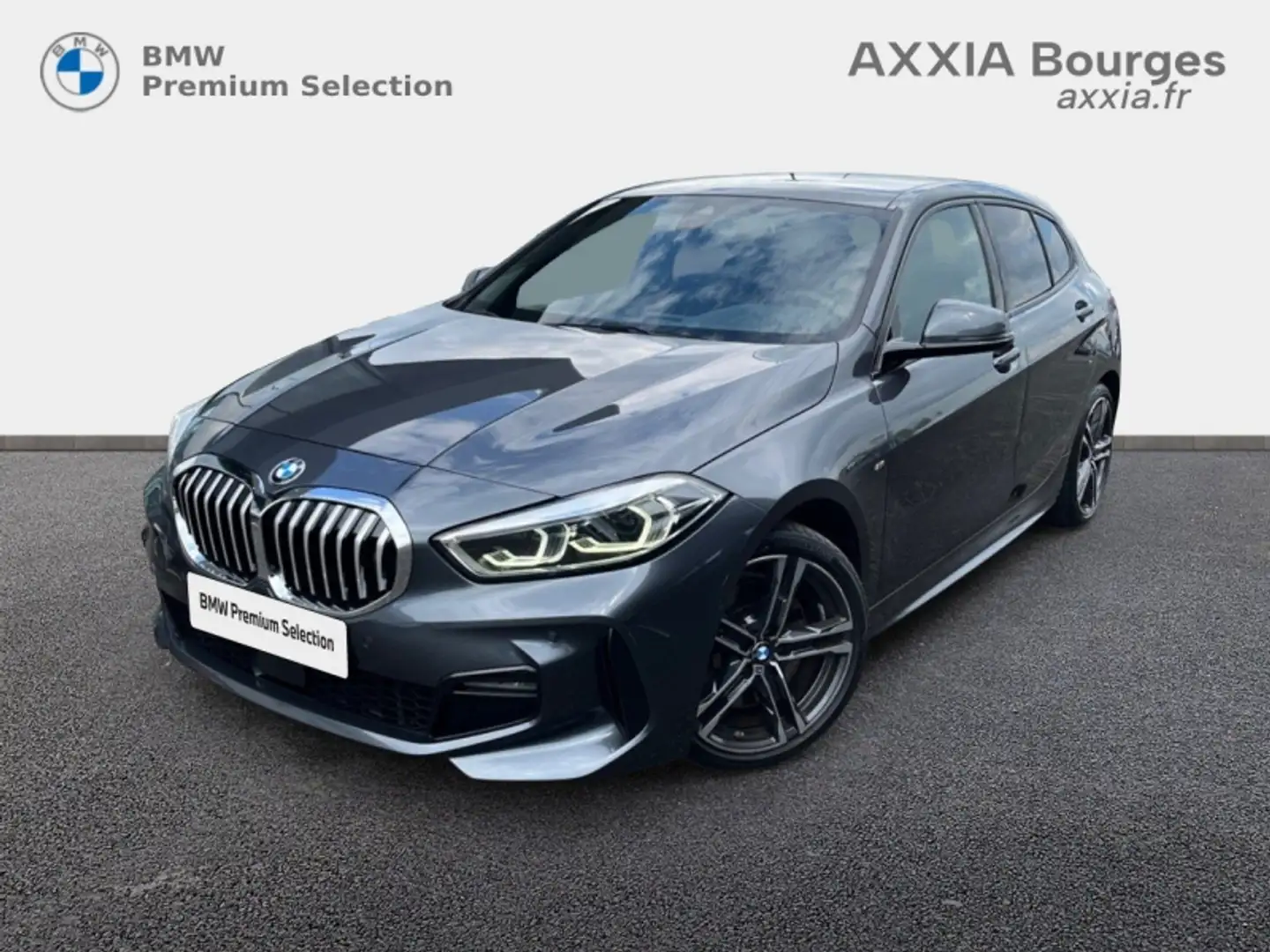 BMW 120 120dA xDrive 190ch M Sport Gris - 1