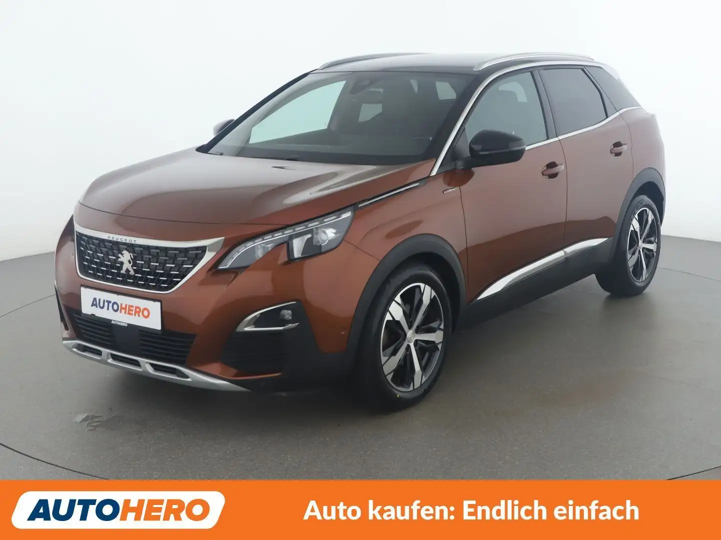 Peugeot 3008 1.6 Blue-HDi GT Line Braun - 1