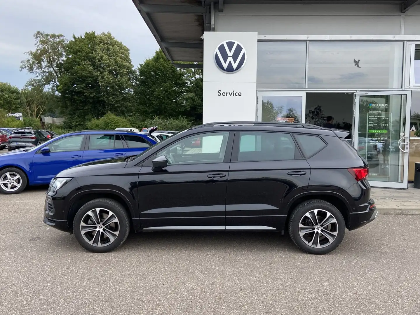 SEAT Ateca 2.0 TDI DSG FR-Line NAVI-PRO+LED+FULL-LINK Schwarz - 2