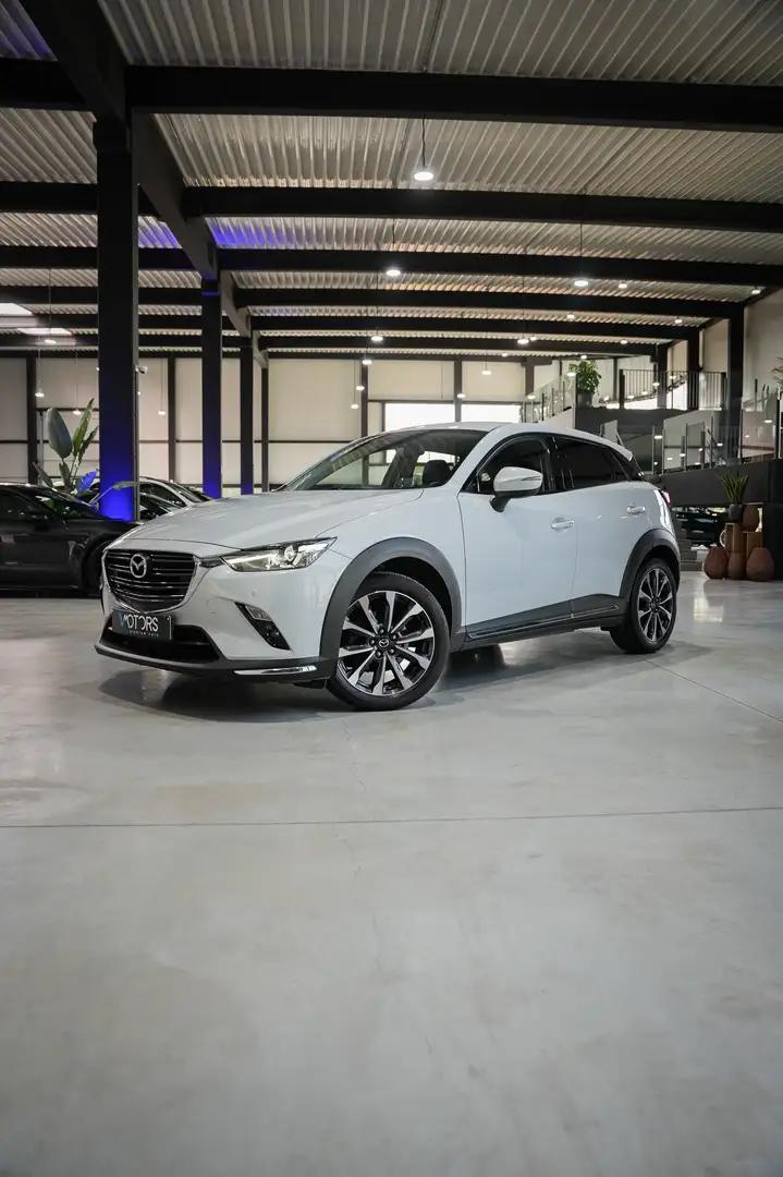 Mazda CX-3 2.0i SKYACTIV-G 2WD Skycruise - HUD - CC - Blanc - 2