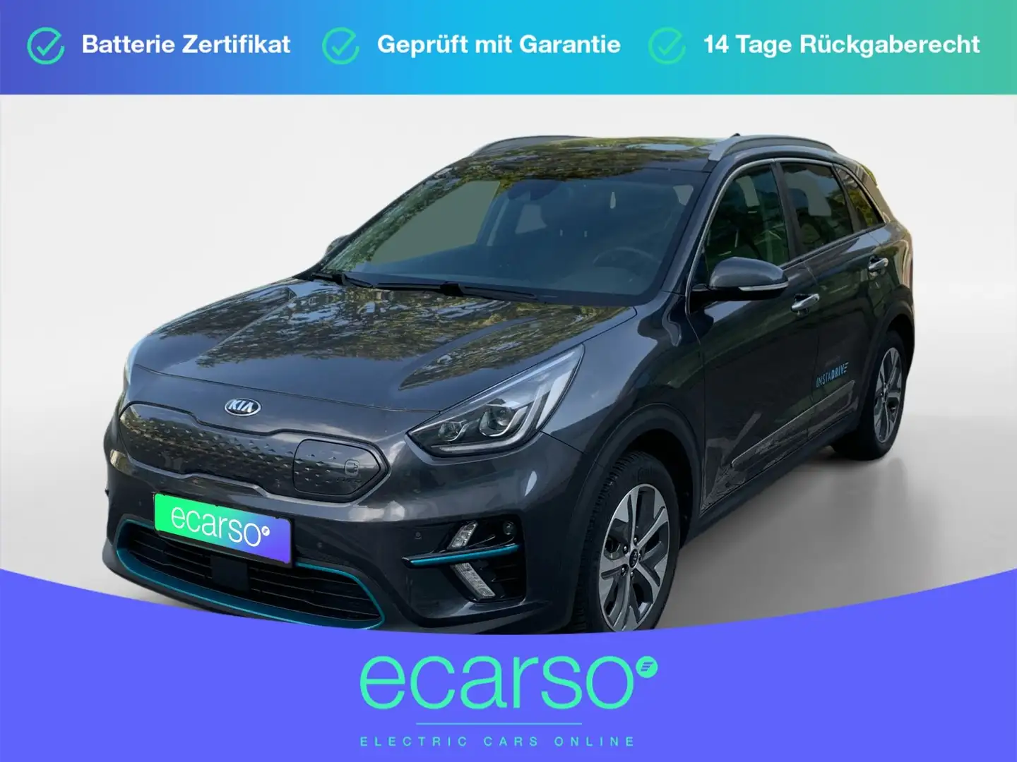 Kia Niro 64 kWh Long Range Platin Gris - 1