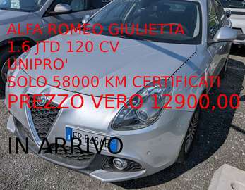 1.6 jtd 120cv UNIPRO' *PREZZO VERO* SOLO 58000 KM CERTIFICATI
