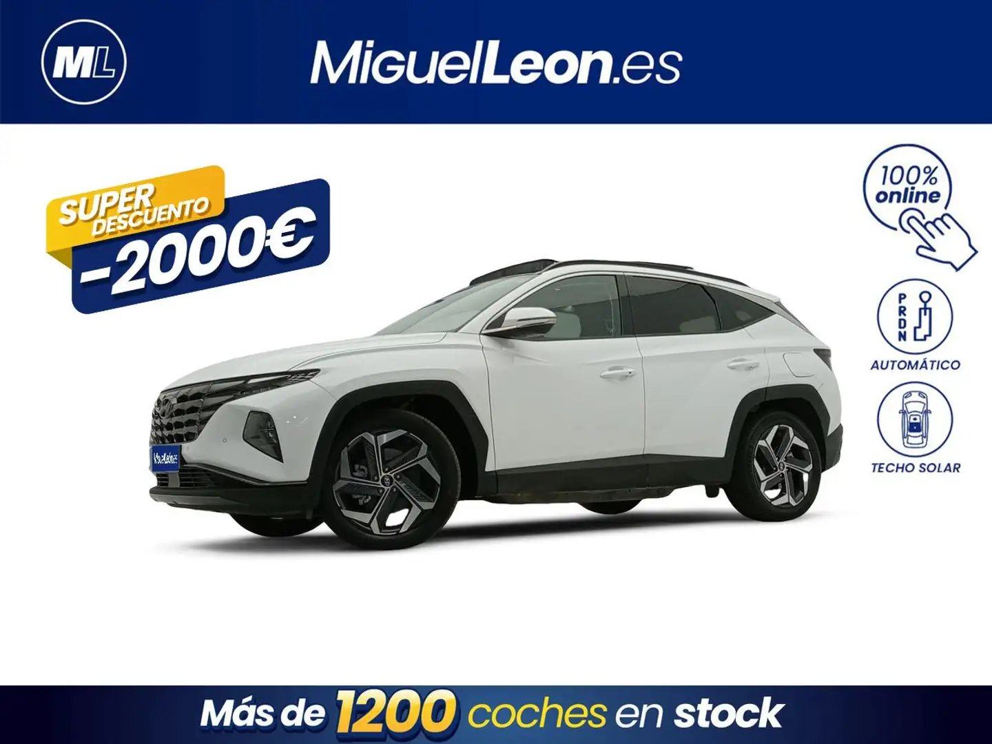 Hyundai TUCSON 1.6 TGDI PHEV 195kW Tecno Sky Auto 4x4 Blanco - 1