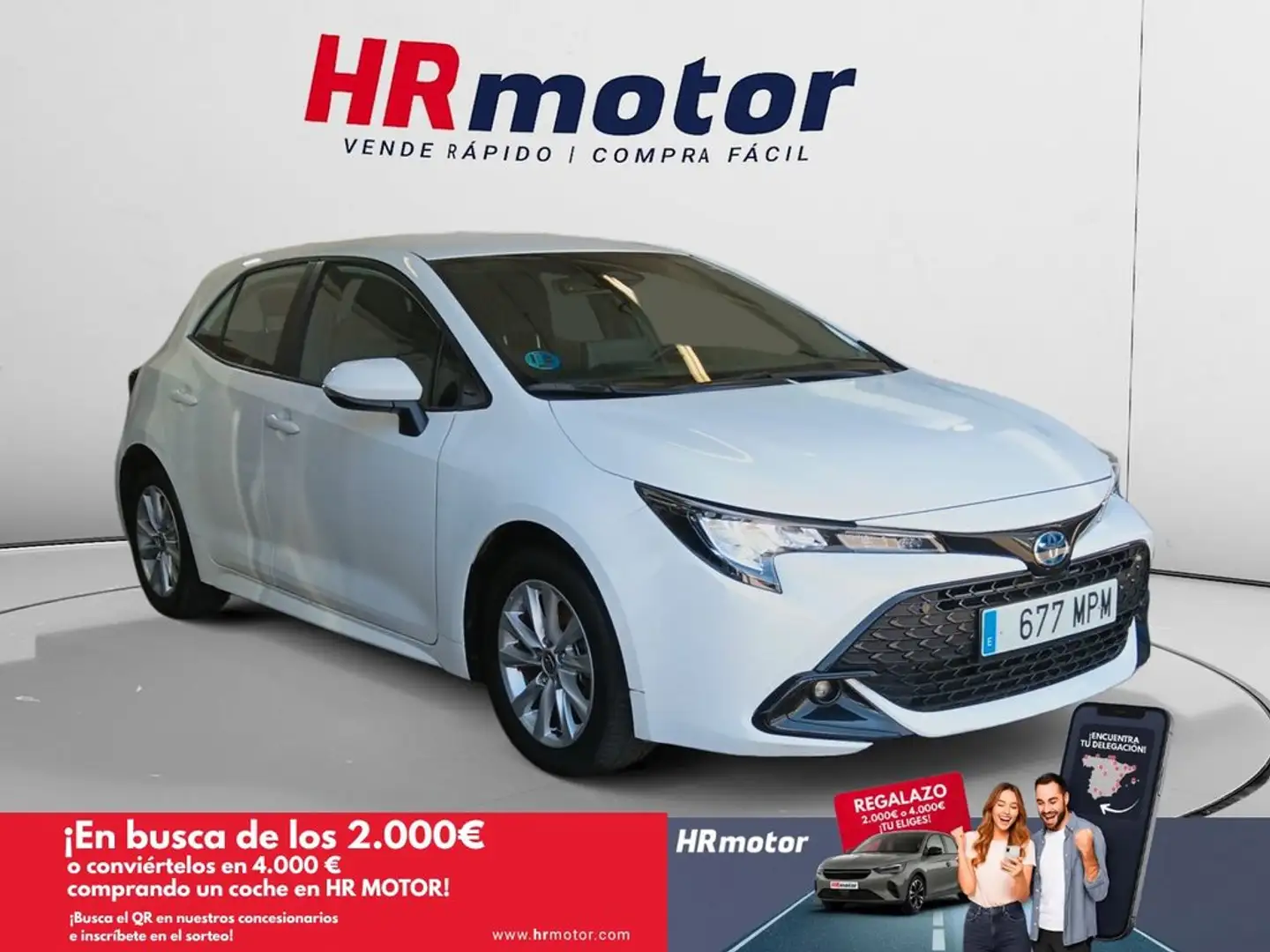 Toyota Corolla 1.8 Hybrid Active Plus Blanc - 1