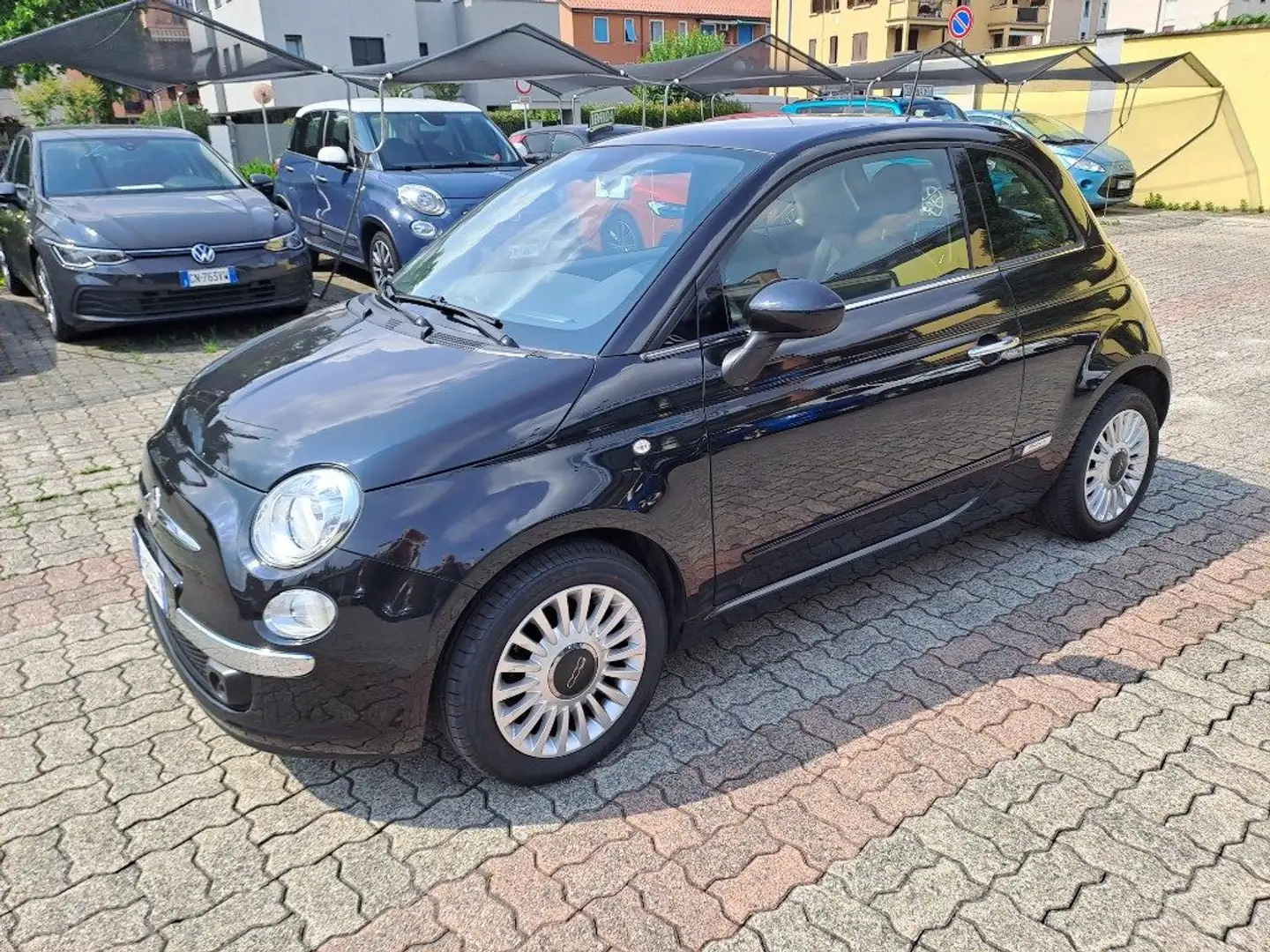 Fiat 500 1.2 Lounge Noir - 1