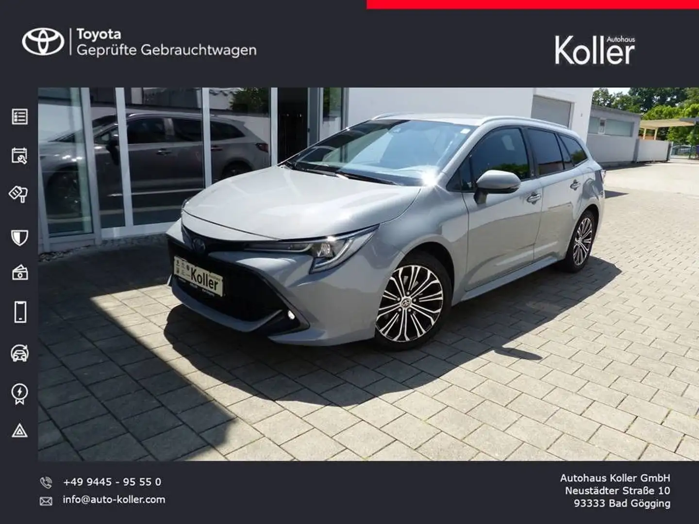 Toyota Corolla TS 2.0 Hybrid Team D Navi CarPlay SHZ Grau - 1