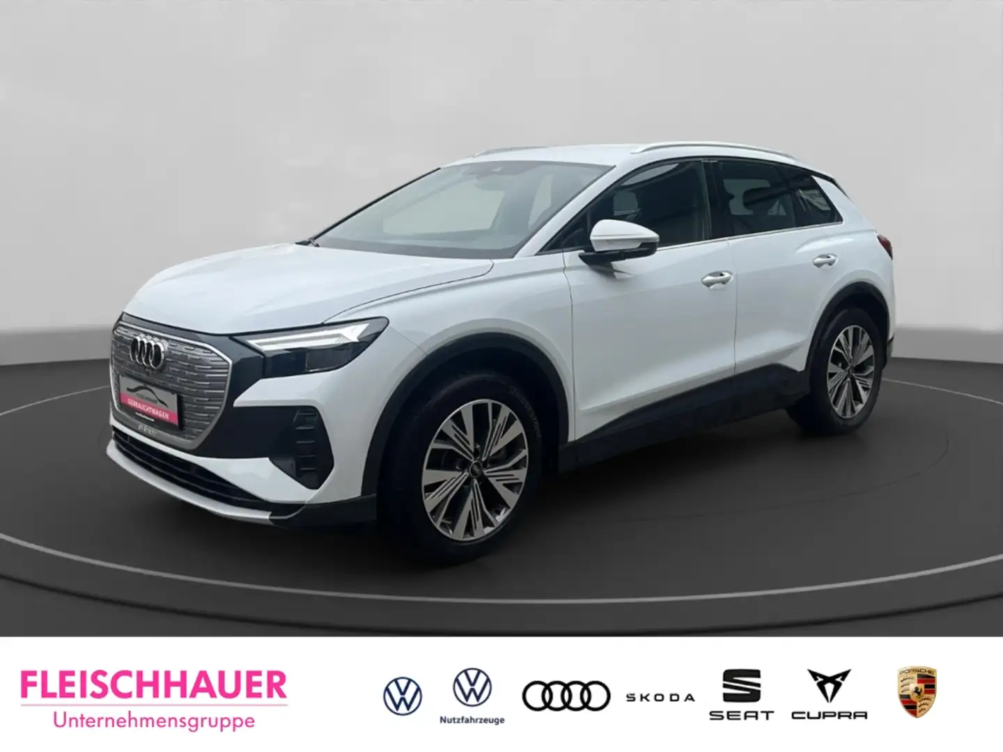 Audi Q4 e-tron 40 Rückfahrkamera Sportsitze Tempomat Sitzhz. Weiß - 1