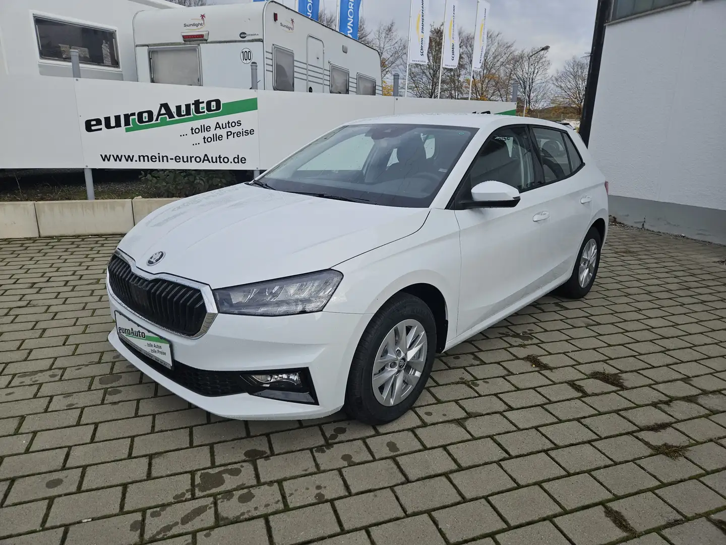 Skoda Fabia Selection 1.0 TSI LED 5 Jahre Garantie Blanc - 1