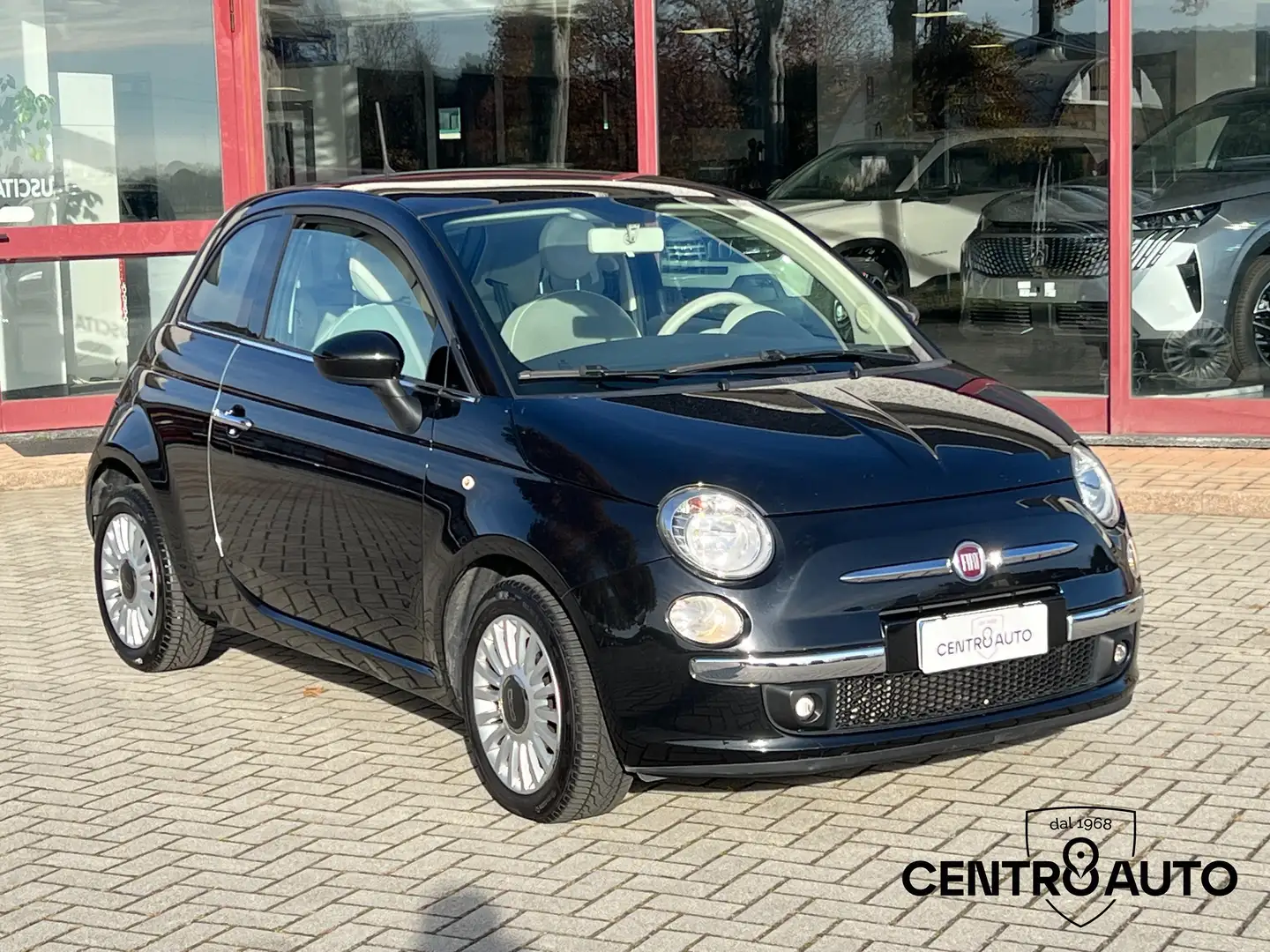 Fiat 500 1.3 mjt 16v Lounge 95cv Nero - 2