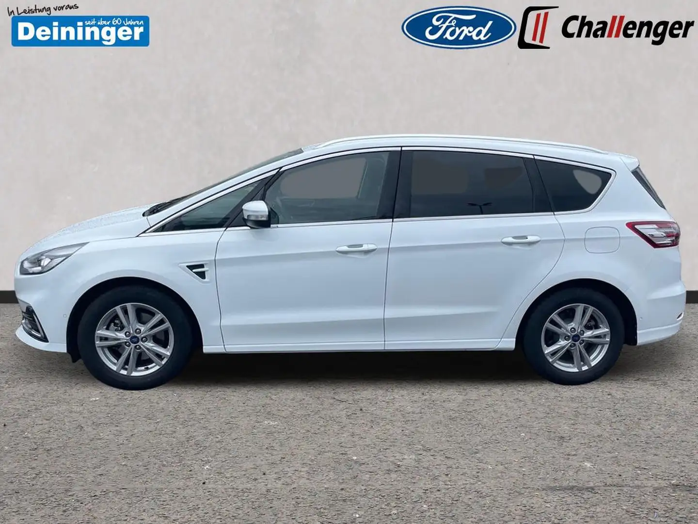 Ford S-Max 2.5 l Duratec (FHEV) Titanium Autom. AHK BUSINESS/ Weiß - 2