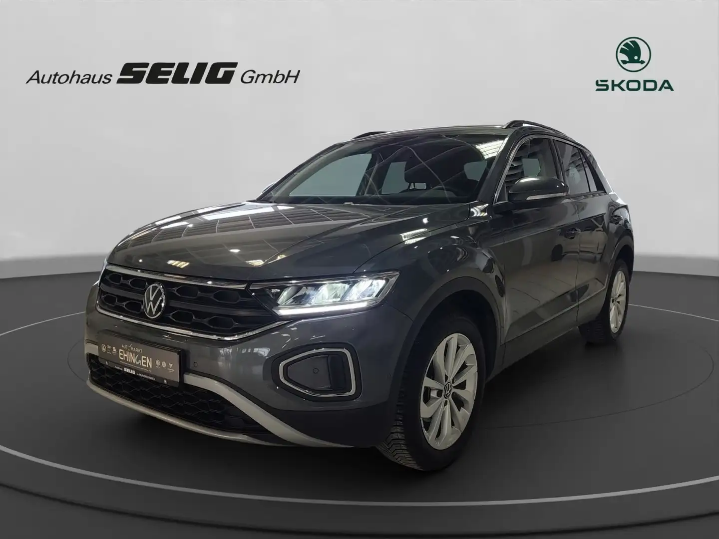Volkswagen T-Roc Life 1.0 TSI 110 PS, Rü-Kam,WP,Klimaanlage Grijs - 1