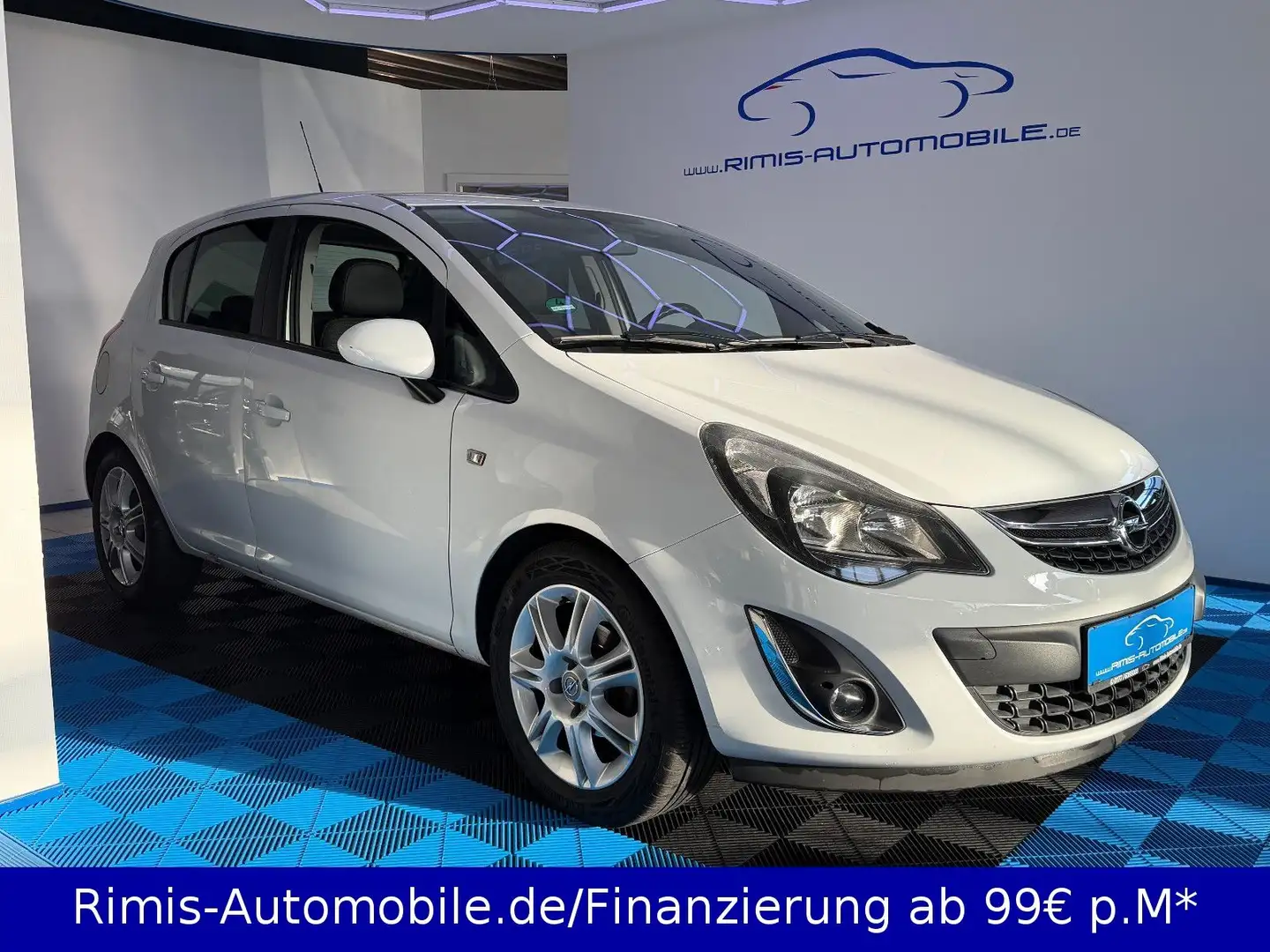 Opel Corsa D Active LPG Gasanlage Navi 4/5 Tür. 1.Hd Blanc - 2