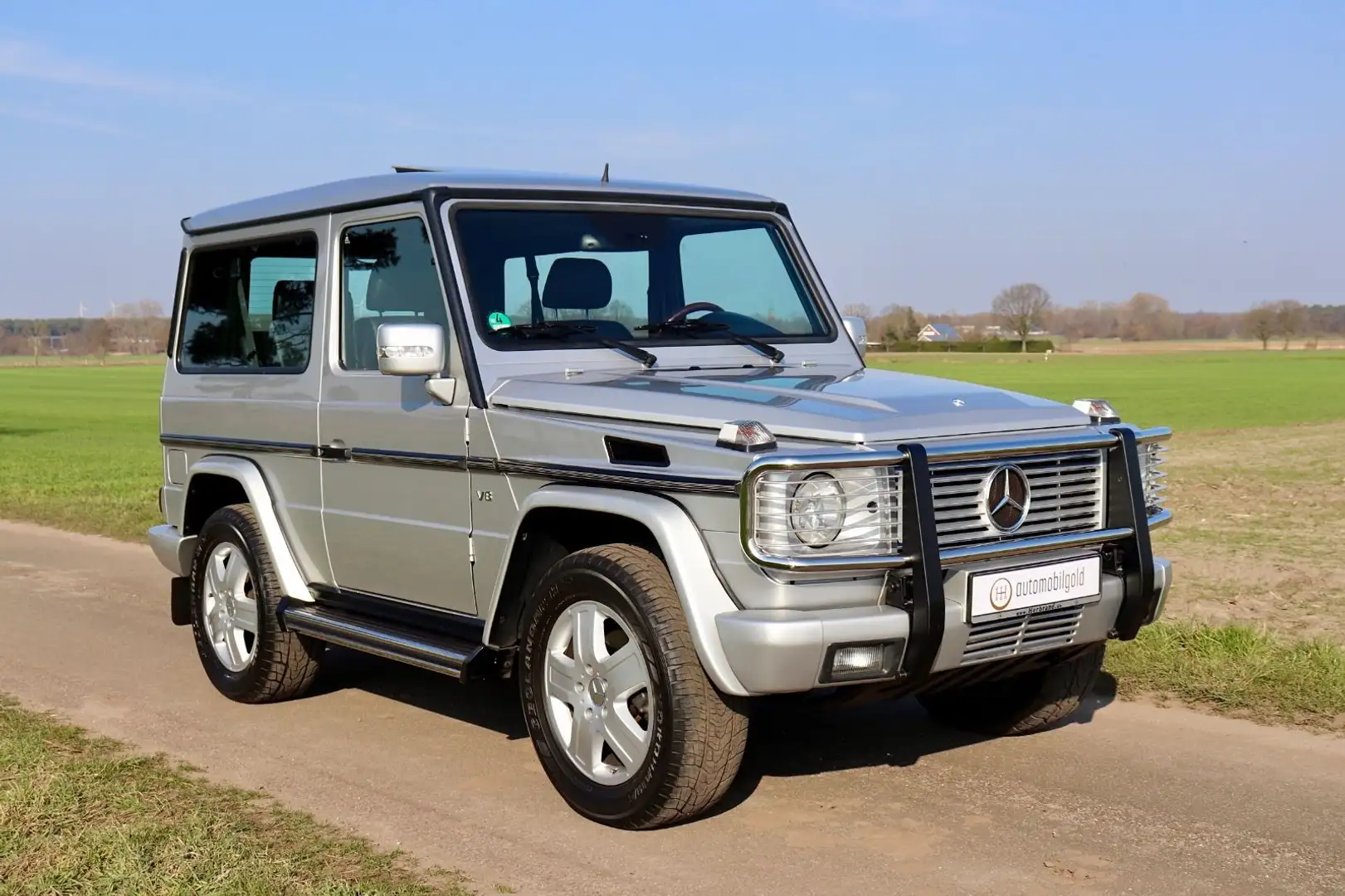 Mercedes-Benz G 500 kurz - 3 trg. 2.Hand, 39.950km, Original Silber - 1