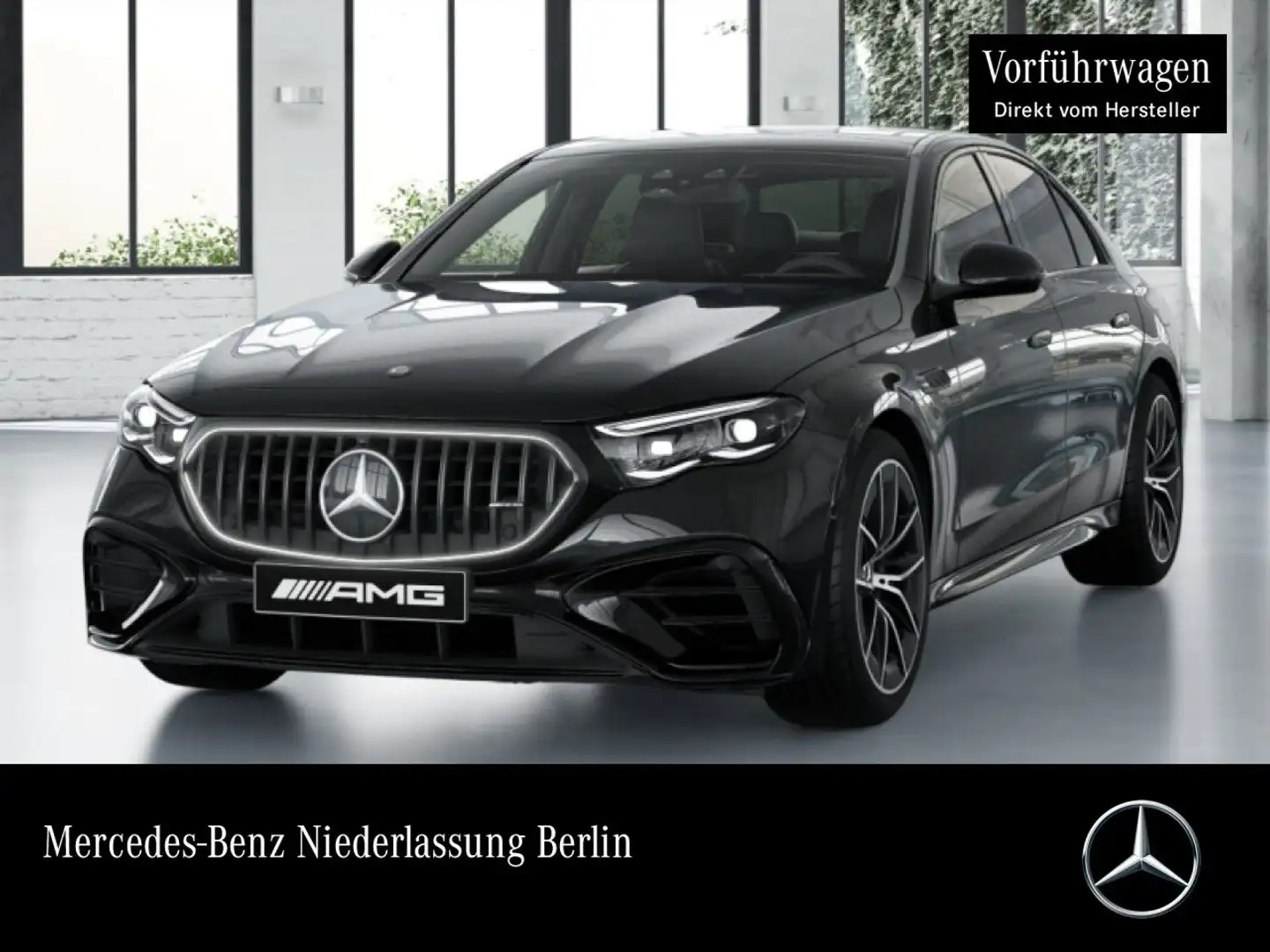 Mercedes-Benz E 53 AMG 4M Hybrid Fahrass 360° Pano Burmester HUD Siyah - 1
