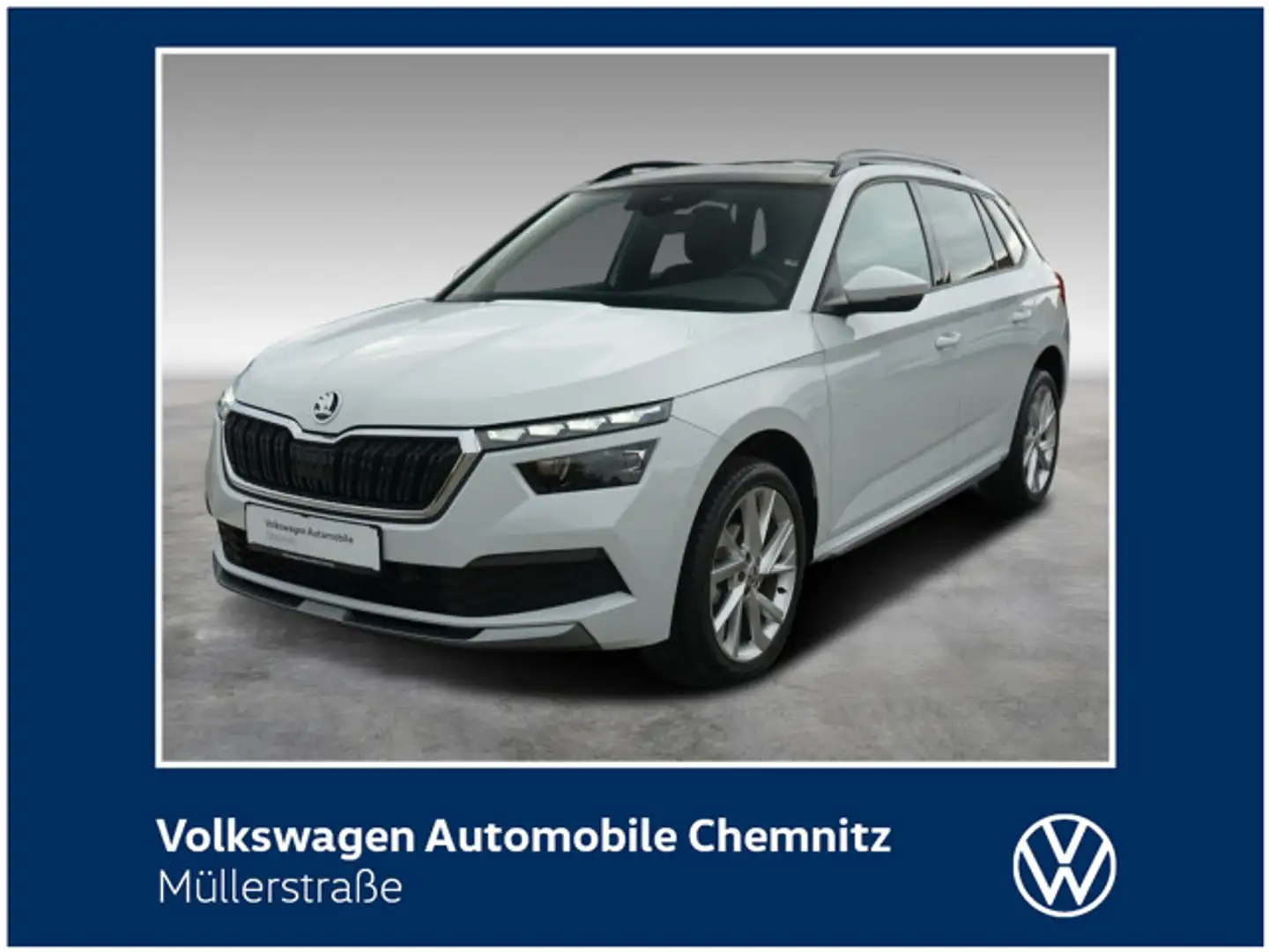 Skoda Kamiq 1.0 TSI Style Panorama LED Rückfahrkamera Weiß - 1