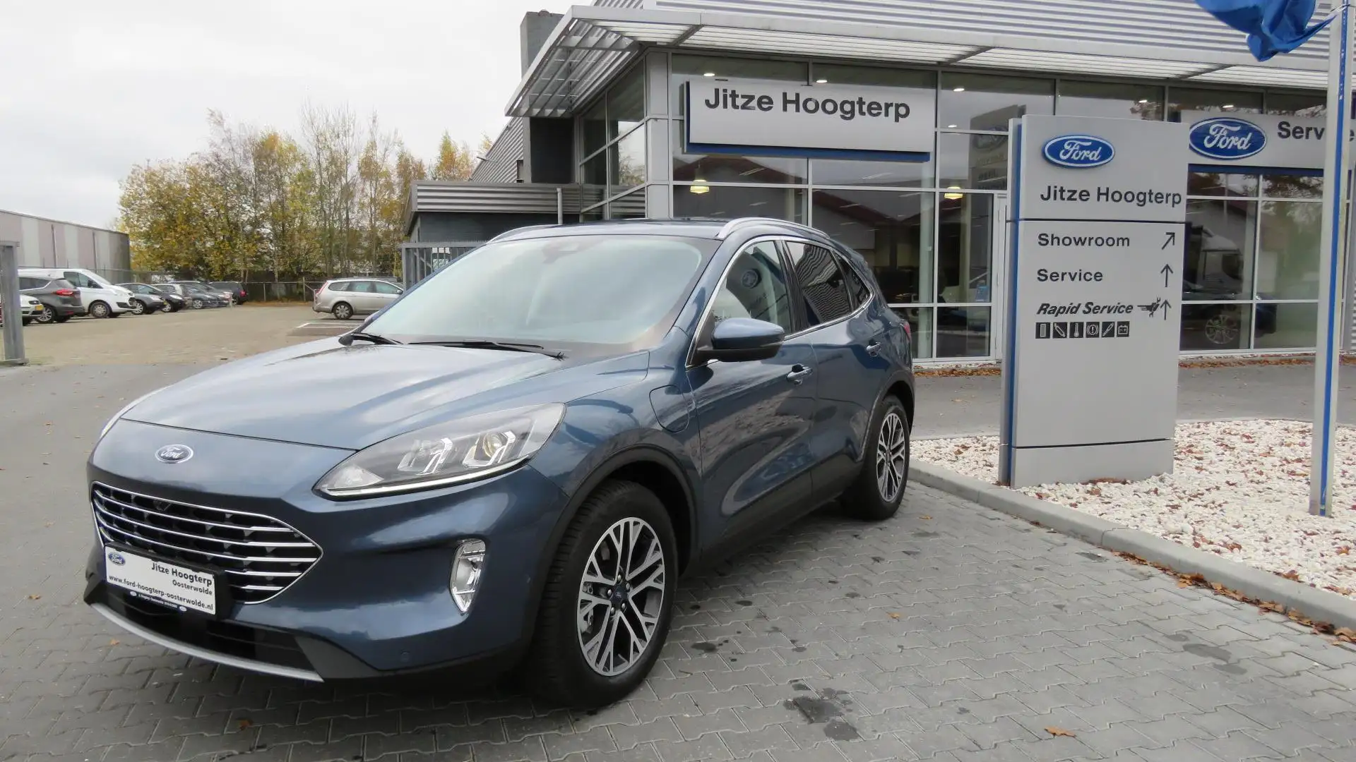 Ford Kuga 2.5 PHEV Titanium X ADAPTIEVE CRUISE, CLIMA, AFNEE Blauw - 1