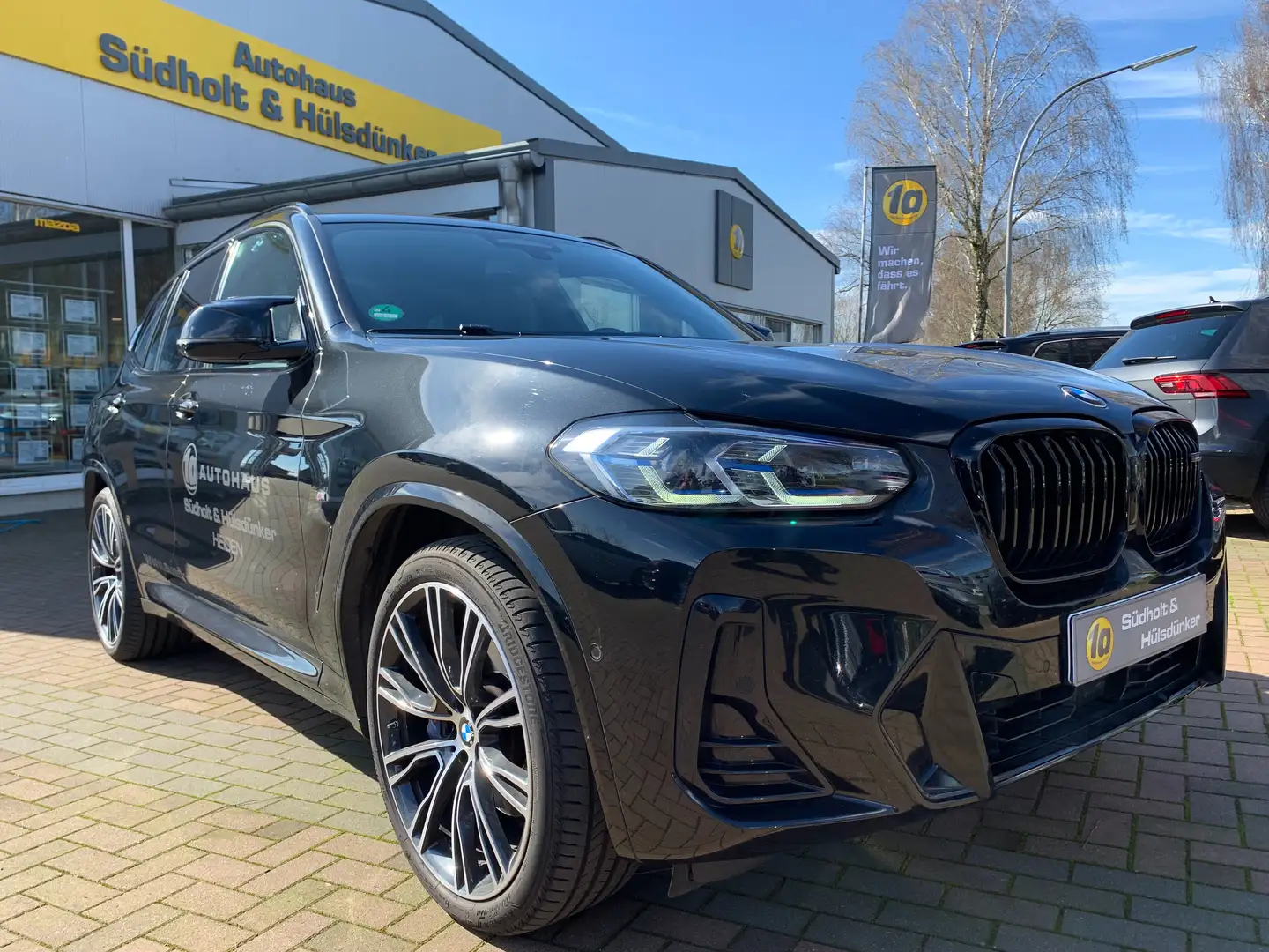 BMW X3 M40 d Laser-Panorama-Standheizung-AHK-Leder-HUD Noir - 2