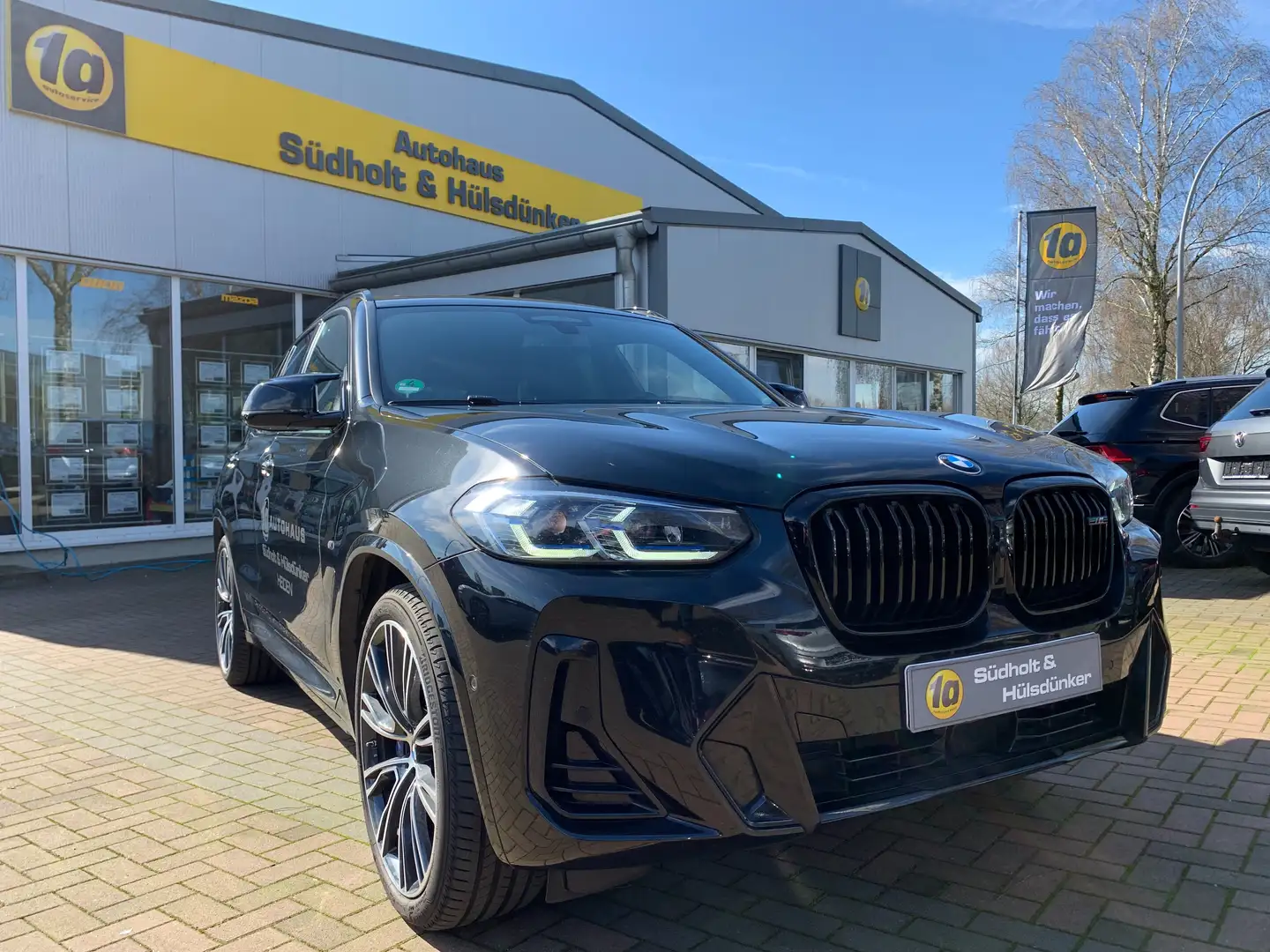 BMW X3 M40 d Laser-Panorama-Standheizung-AHK-Leder-HUD Noir - 1