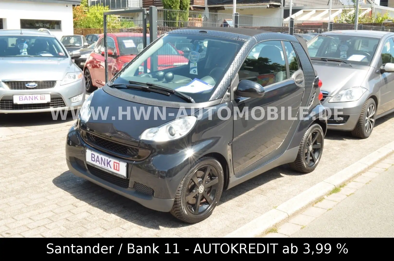 smart forTwo Cabrio Passion 62 kW*AUTOM.*KLIMA*SITZH* Zwart - 2