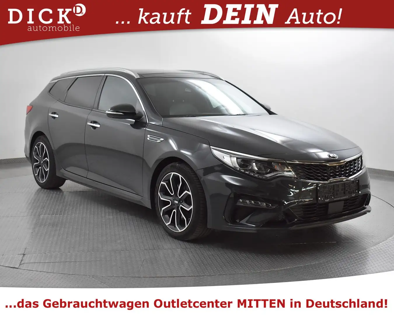 Kia Optima SW 7G-DCT GT-Line PANO+MEMO+KAM+H&K+VOLL+ Grau - 1
