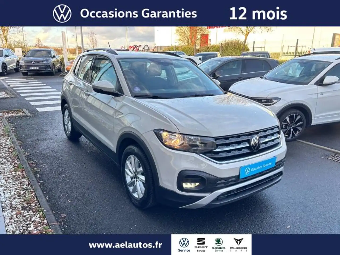 Volkswagen T-Cross 1.0 TSI 110ch Life Tech DSG7 Gris - 2