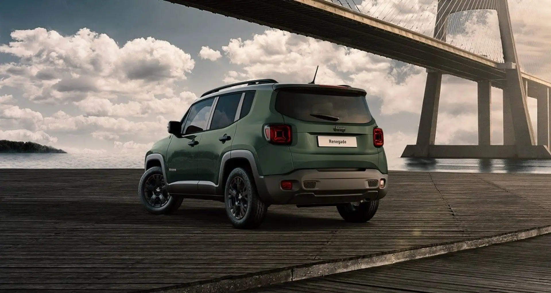 Jeep Renegade RENEGADE e-Hybrid -North Star 1.5l MHEV 48V PANO Grün - 2