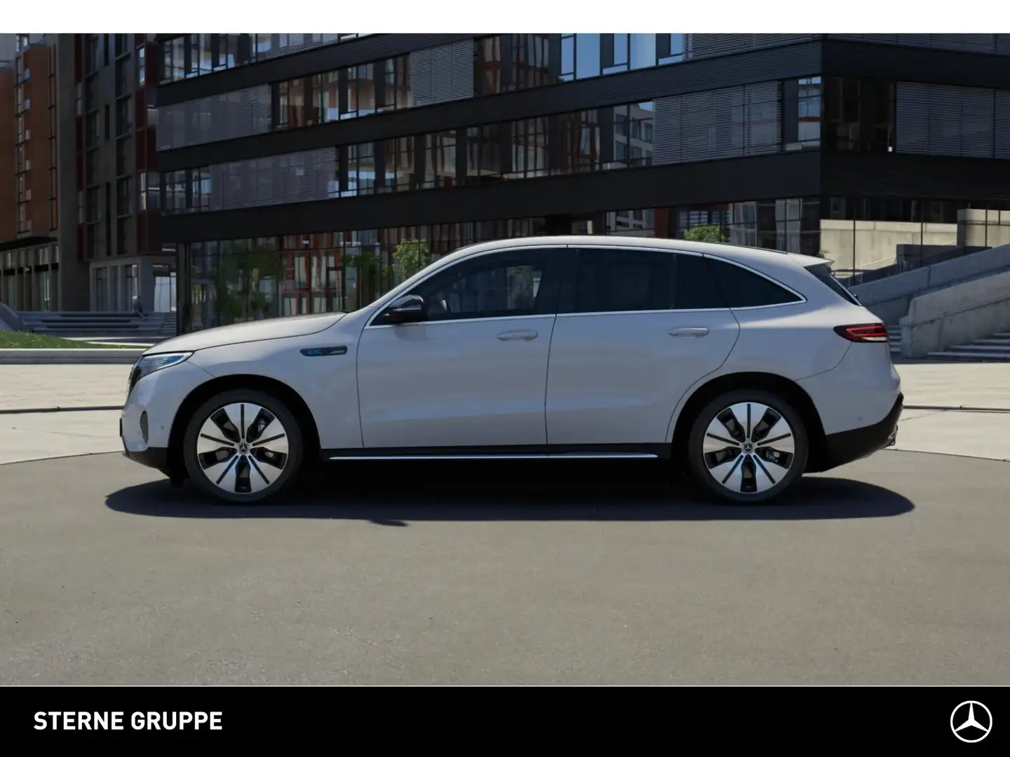 Mercedes-Benz EQC 400 EQC 400 4M MLED SHD AHK 360°Kam Ambie automHeck Blanc - 2